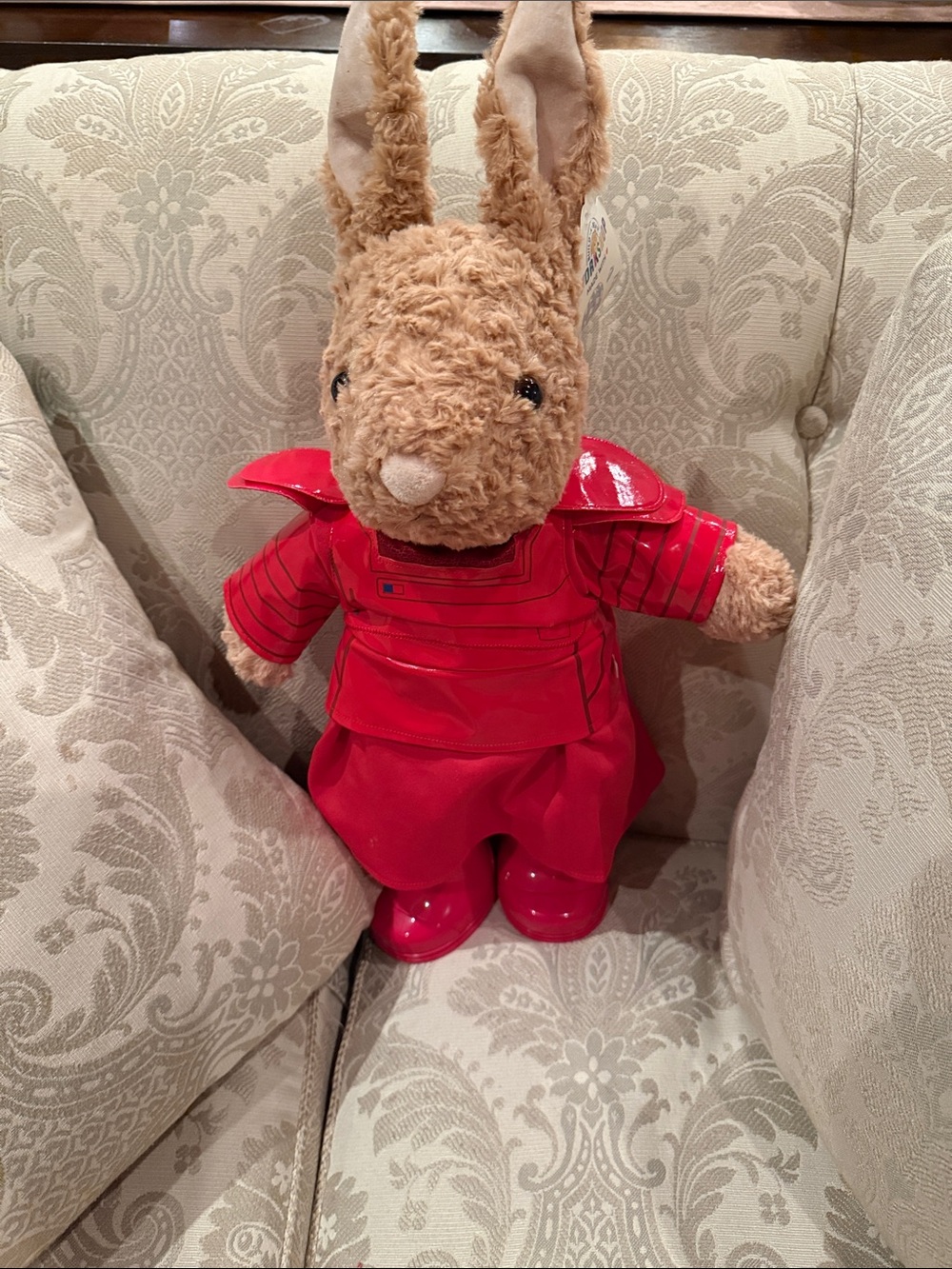 Build-A-Bear Brown Bunny in Star Wars Costume and Boots
